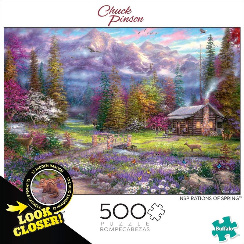 Buffalo Games - Chuck Pinson - Inspirations of Spring - 500 Piece Jigsaw Puzzle for Adults -Challenging Puzzle Perfect for Game Nights - Puzzle Size is 21.25 x 15.00 - Image 3